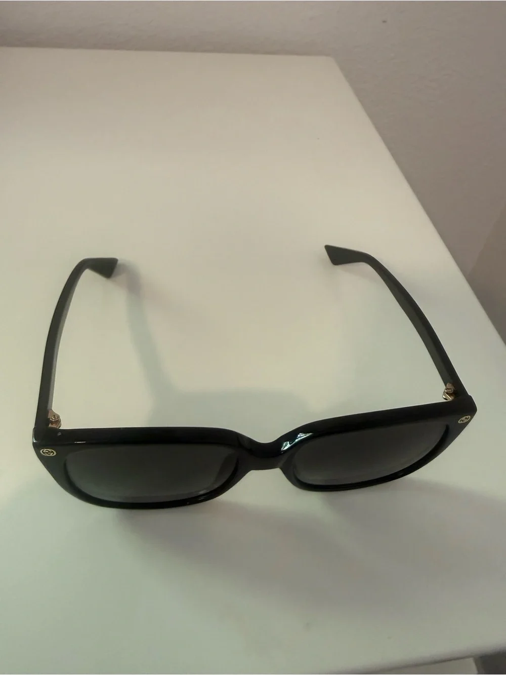 Gucci Women’s Black Square Gradient Lens Sunglasses